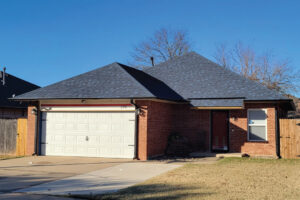 completed residential roofing project by the experts at Reynolds roofing