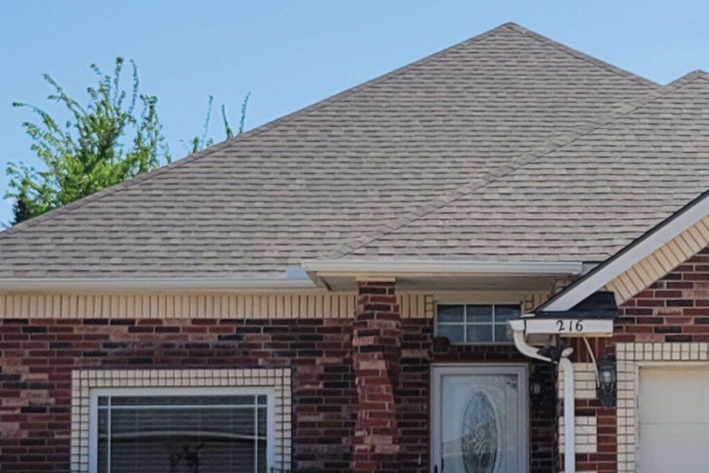 Oklahoma City expertly installed roof on residential property by Reynolds roofing